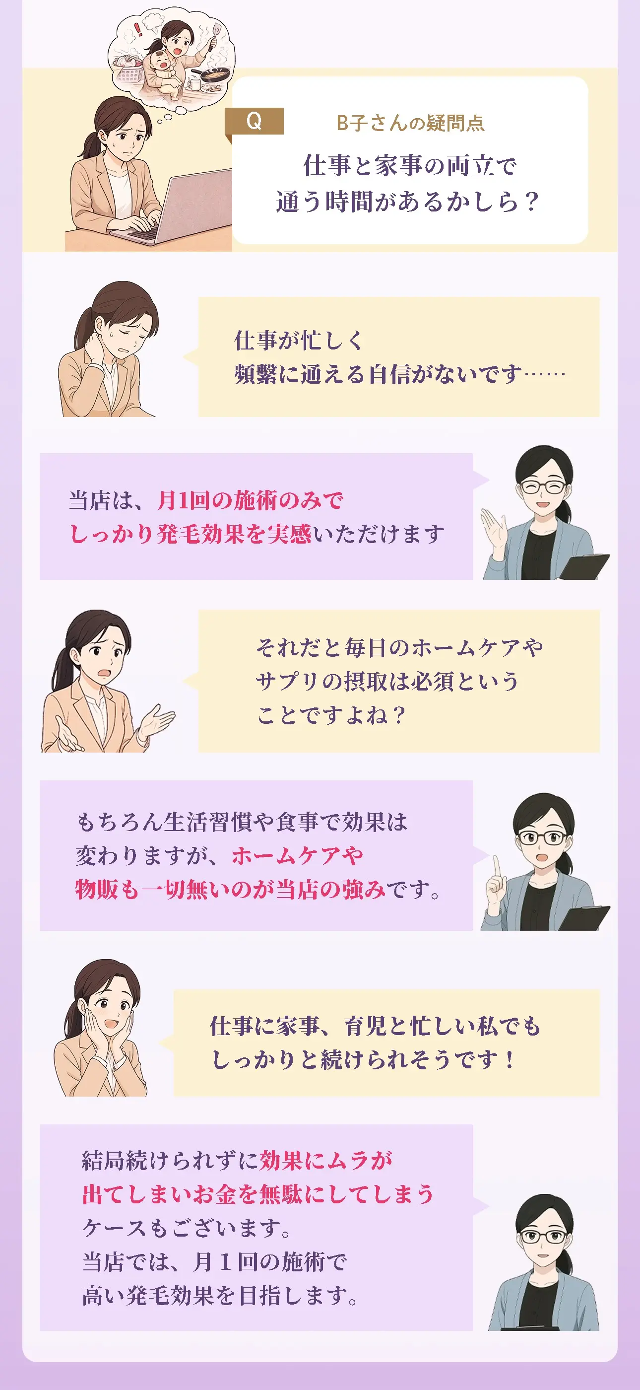育毛サロンの懸念点